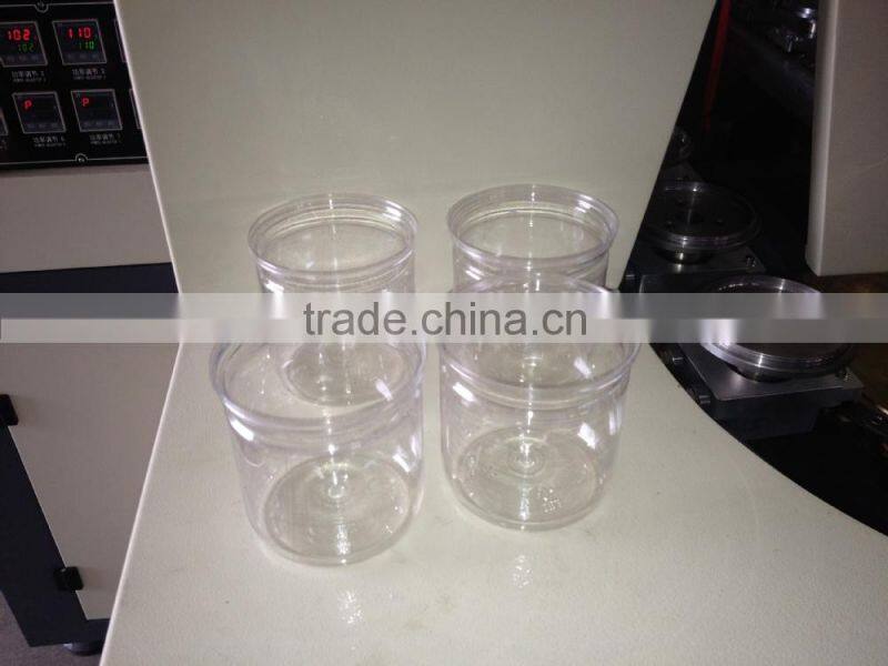 2-cavity hand-feeding PET Jar blow molding machine
