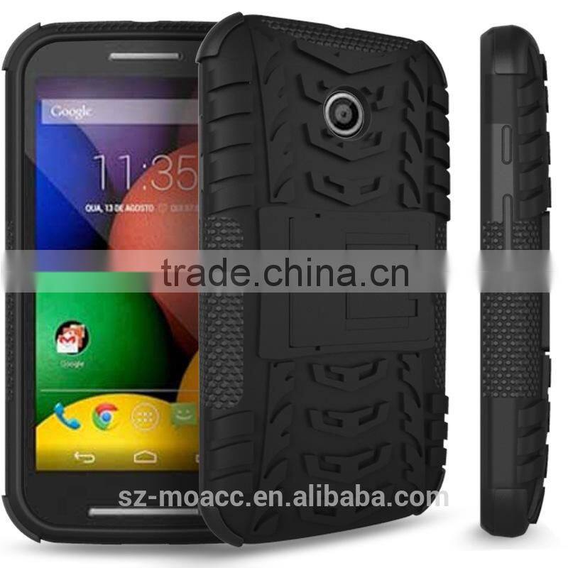 2 in 1 pc tpu stand mobile phone case for for motorola xt1022