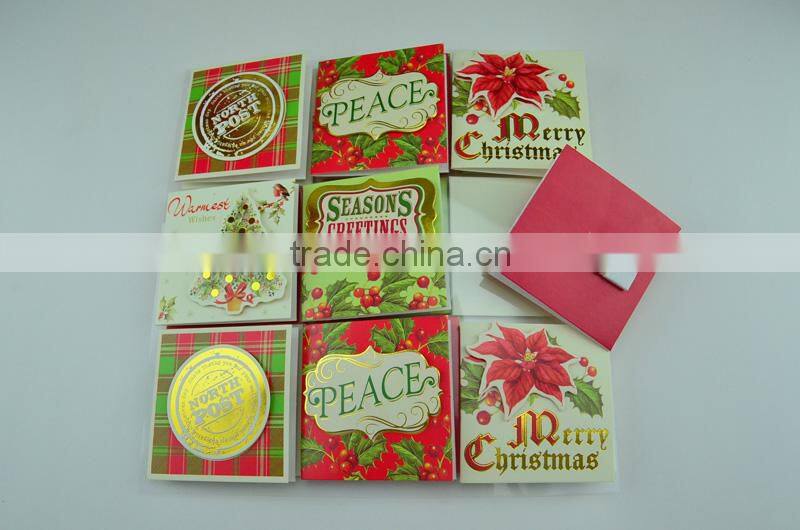 custom hot sale 3d mini paper tag for christmas