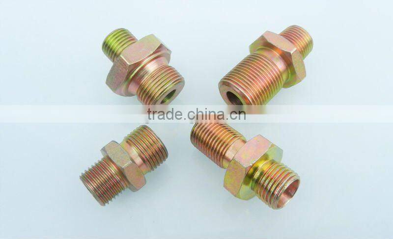 zinc plating straight fitting