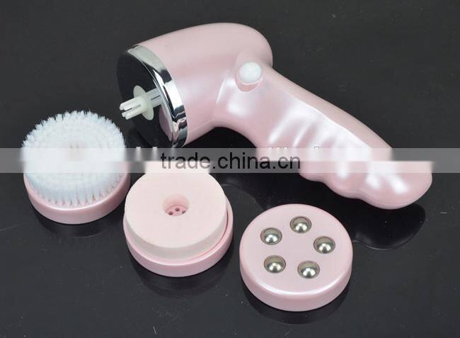 AS5012 3 in 1 sonic facial cleanser brush face peeler massage