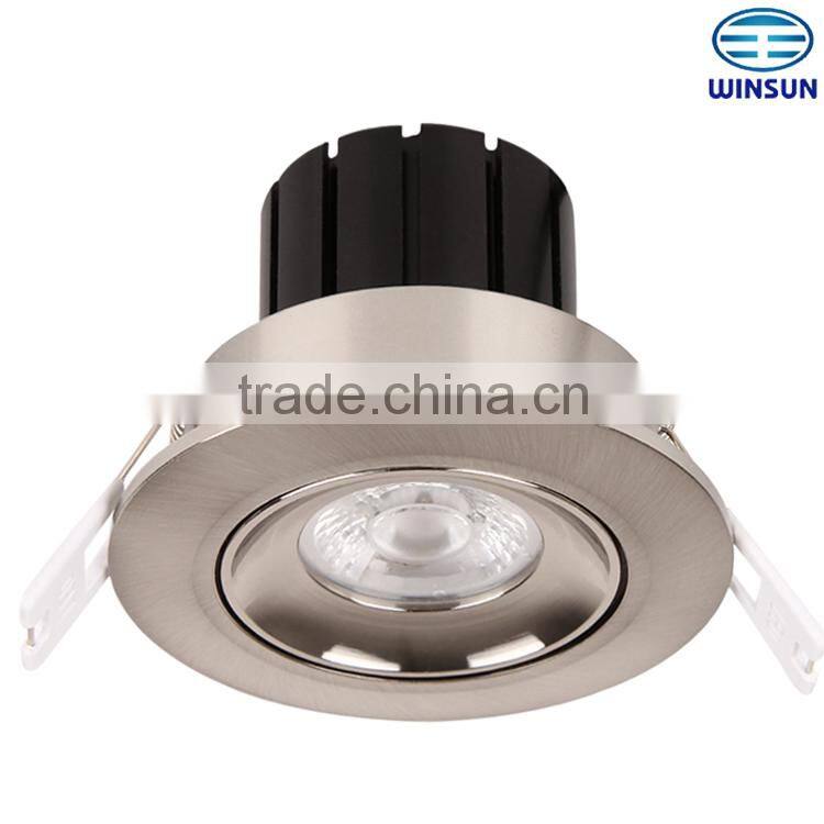 chrome COB ceiling lights IP40 11W 750LM smart dimmable CRI85/95 CE SAA C-tick approved