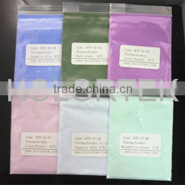 Kolortek Temperature Sensitive Pigments, Thermochromic Powders