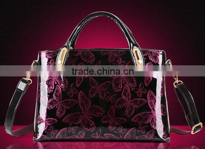 Fashion Lady Patent Leather shoulder bags handbag