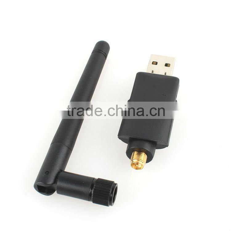 mini 2T2R 300Mbps wireless usb wifi adapter with external antenna With WPS botton