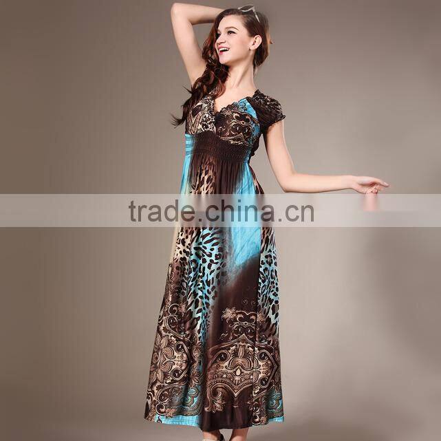 Brown Color Beach Party Dress
