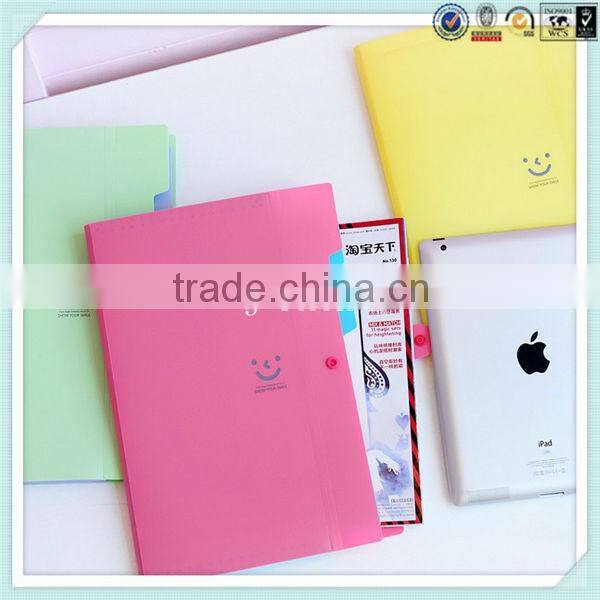 PP stationery file bag/envelop document plastic file folder