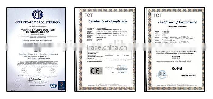 600x600mm 36W LED flat panel lighting led flat panel wall light