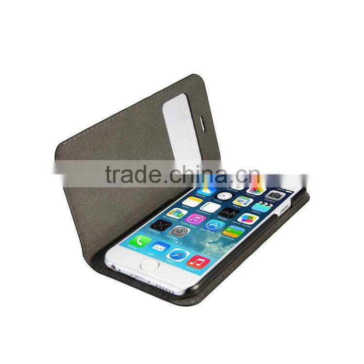 Premium PU leather case for iPhone 6 High quality mobile phone case cover