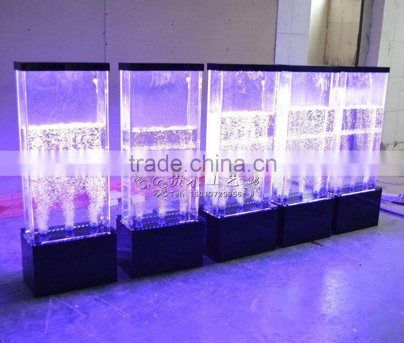 Home decoration small water screens with led