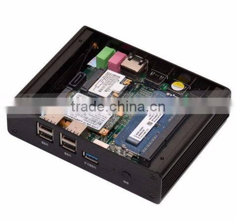 cheap Smallest computer Fanless Mini PC N3510 2GB RAM 64 GB SSD windows10 & linux desktop Opera Mini Free Download Nettop pc