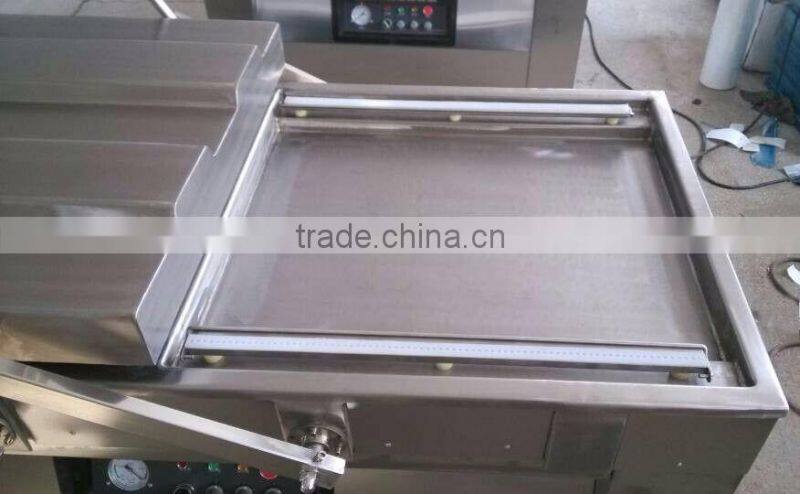 Double chamber vacuum packager