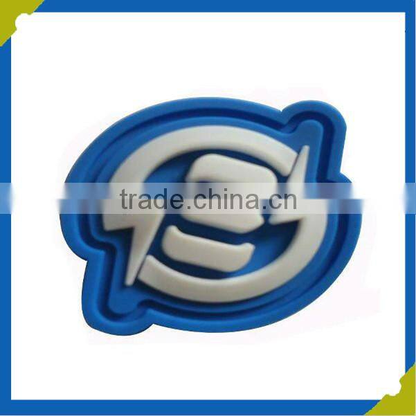 Fashion Garment pvc patch 3D SOFT PVC patch