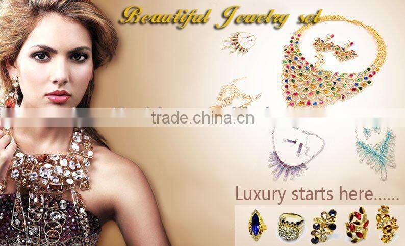 fashion gold 18K Jewelry sets for party JQ017