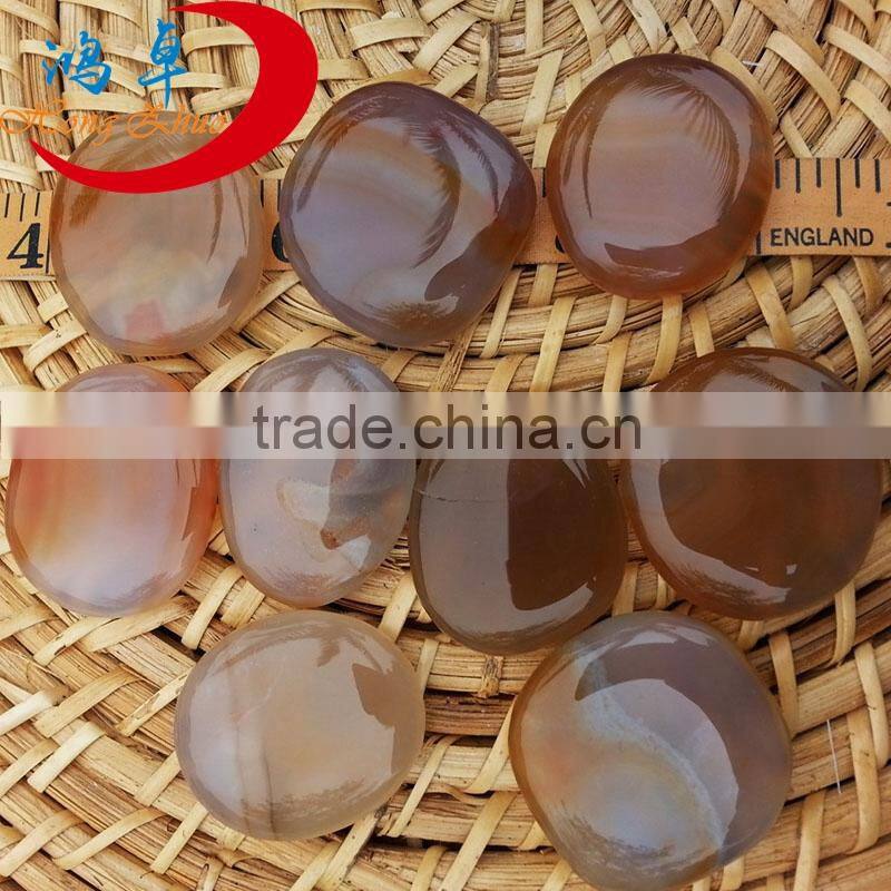 Beautifully carved and polished New Jade Palm Stone