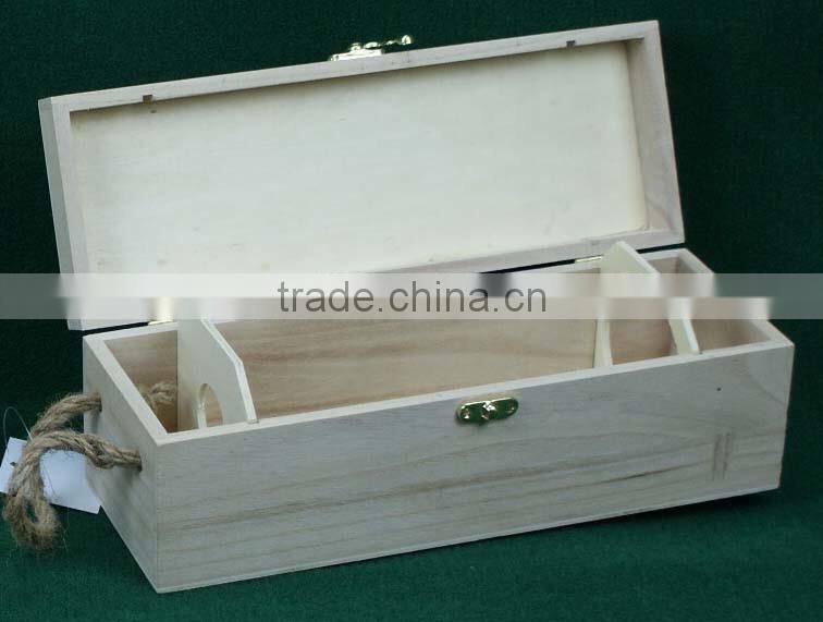 custom high quality wooden wine box