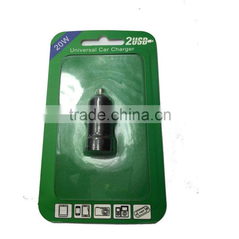 BRAND NEW 5V2.1A USB car charger CE ROHS approved