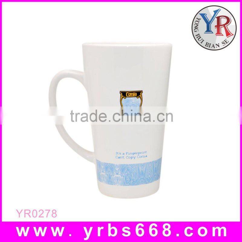 Map pattern color changing mug sublimation mug business gift