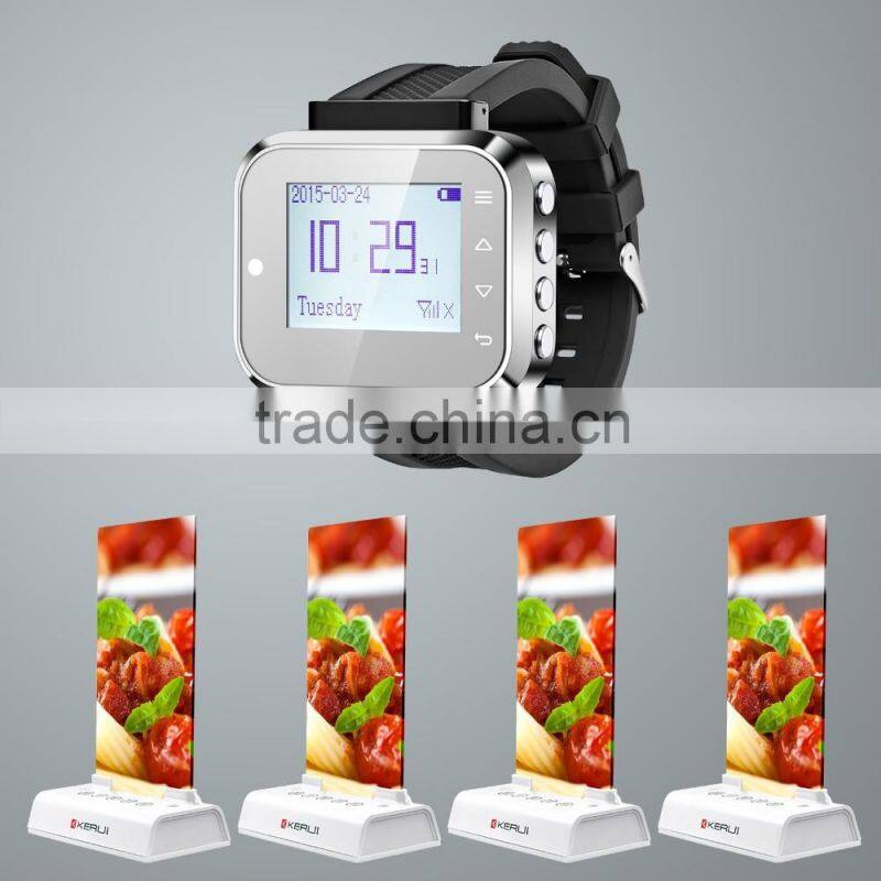 Red hot Kerui multi-call restaurant menu style call button calling system