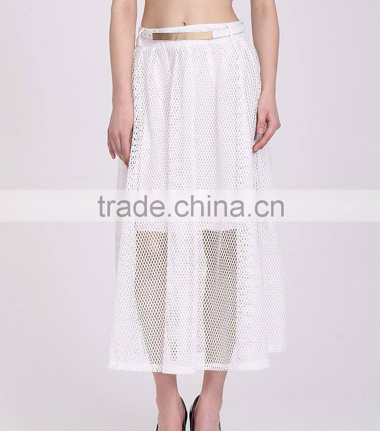 Retail Fashion black casual skirt in 2016 for girls