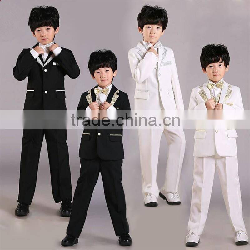 Hot Selling 2016 Wholesales In China Factory Cheepest Price Boys Suits With White Color