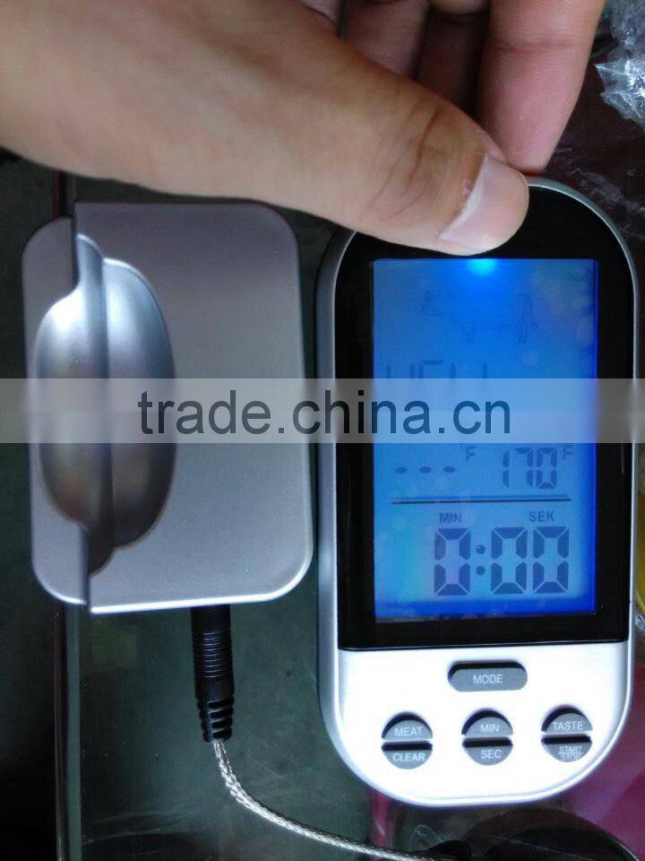 Digital lcd display l barbecue meat thermometer for grilling