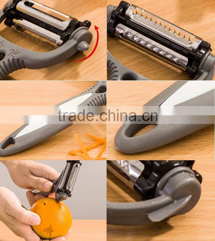 3 In 1 Rotatable Peeler multi-function grater shredder wholesale