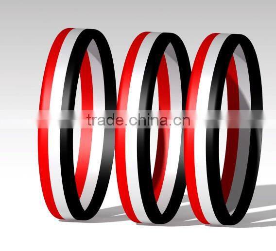 THAILAND FLAG SILICON WRISTBAND