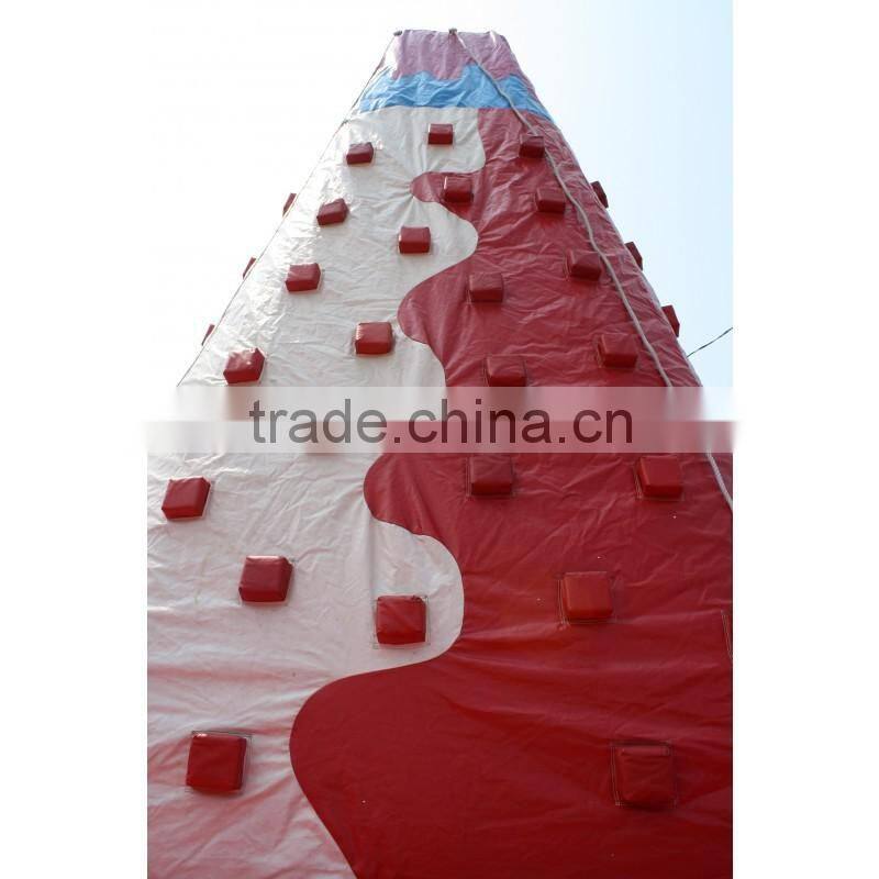 2015 high quality inflatable climbing wall, climbing wall for sale , giant hot-selling inflatable wall