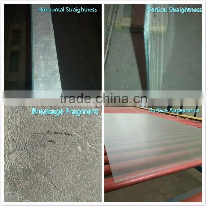 4mm tempered normal iron pattern glass roof water heater solar glass