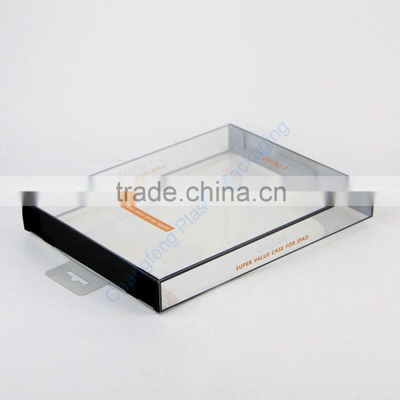 Transparent plastic box for tablet pc packaging