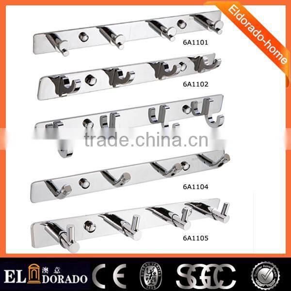 Flexible Decorative Brass Bathroom Accessories Hook Washroom Wall Hook 2202