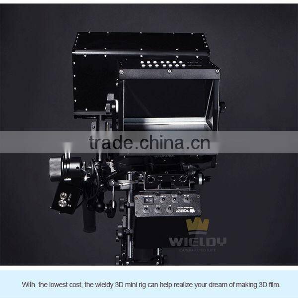 WIELDY 3D camera equipment , Shoulder MINI 3D Rig