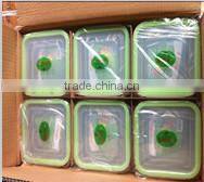Plastic Material and Eco-Friendly Stocked Feature plastic food container