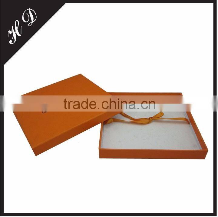 Custom Orange Handkerchief Gift Box