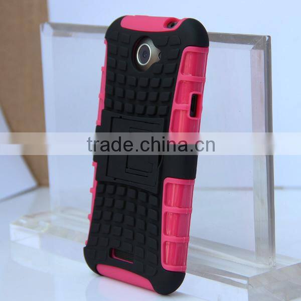 Particular design Tough hard smart Shockproof Armor Cover case rugged heavy duty Case Dual Layer for HTC ONE