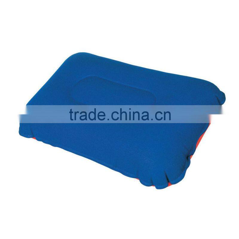 Camping Pillow Inflatable Fabric Feel Head Cushion Travel Hiking