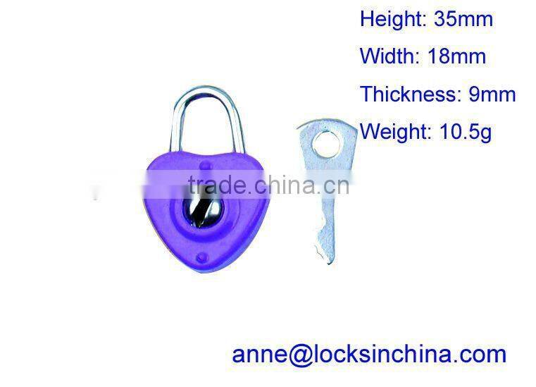 AJF 2015 cheap silver 2 keys Diary Locks for notebooks