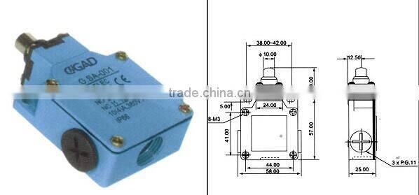 CNGAD 10A 380V Limit switch & micro switch(micro switch ip66,limiting switch)(SA-001)