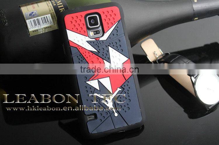 2014 new arrival case for samsung galaxy s5 cover, pc+silicone material mobile phone case