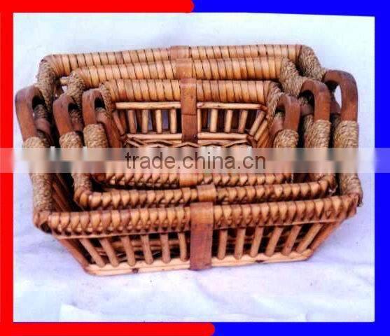 hot sale high quality willow baby basket