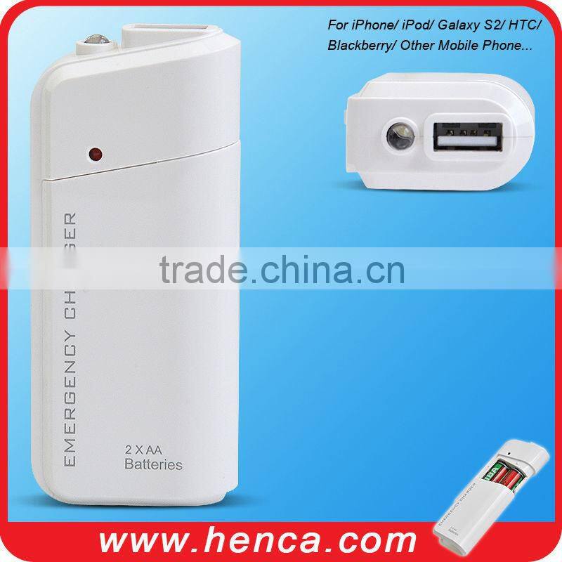 2xAA LR6 Alkaline battery Emergency charger
