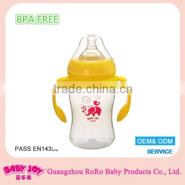 Funny baby bottles with double handle 8oz 240ml