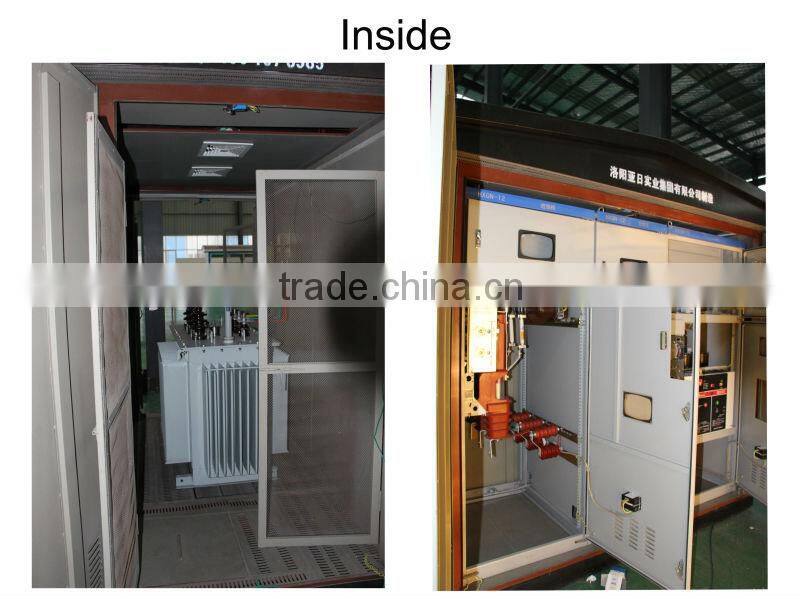 Pre-installed Type Substation three phase 6kv 10kv 35kv American Type Substation power transformer price