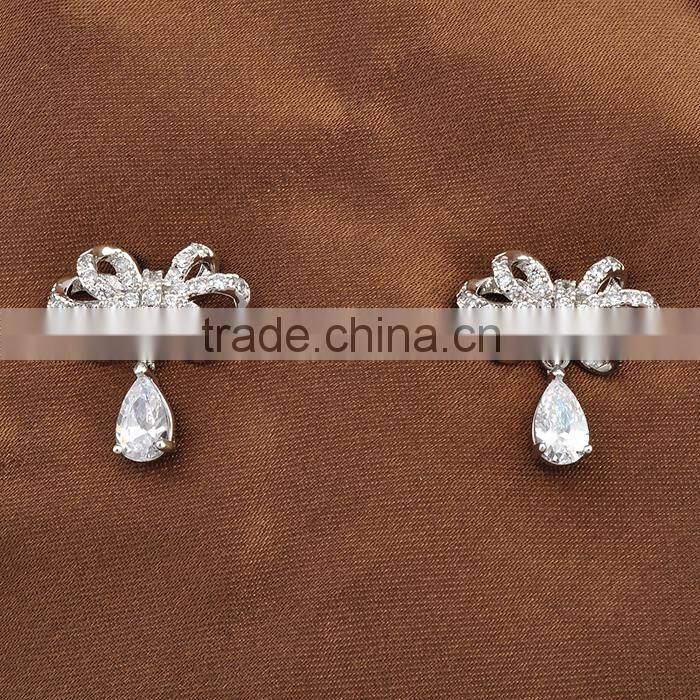Custom Jewelry Wholesale Bow Dulhan Necklace And Earring Sets