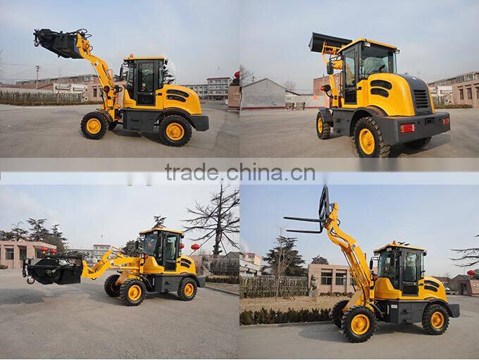 2015 hot selling hydrostatic mini front loader with CE