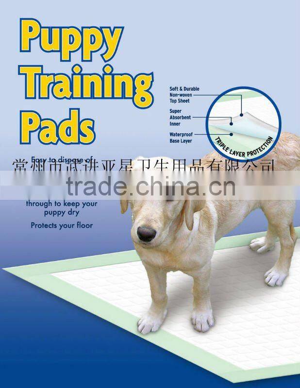 Hot sale dog pad puppy training pad with low cost pet training pads high absorbent material