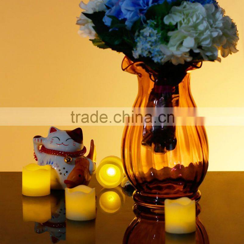 Eco-friendly Energy-saving LED electronic flashing paraffin led lights for wedding party birthday home and hotel