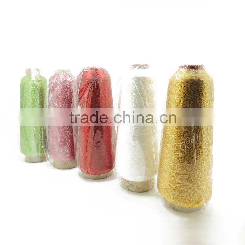 Jingxin MS type 1/100" gold metallic yarn embroidery thread