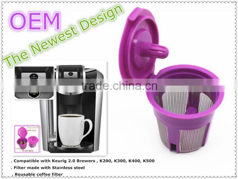 Top quality reusable stainless steel coffee filters keurig 2.0, coffee filter stainless steel, stainless steel coffee cup